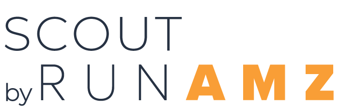 A logo of Run AMZ's technology platform, Scout.